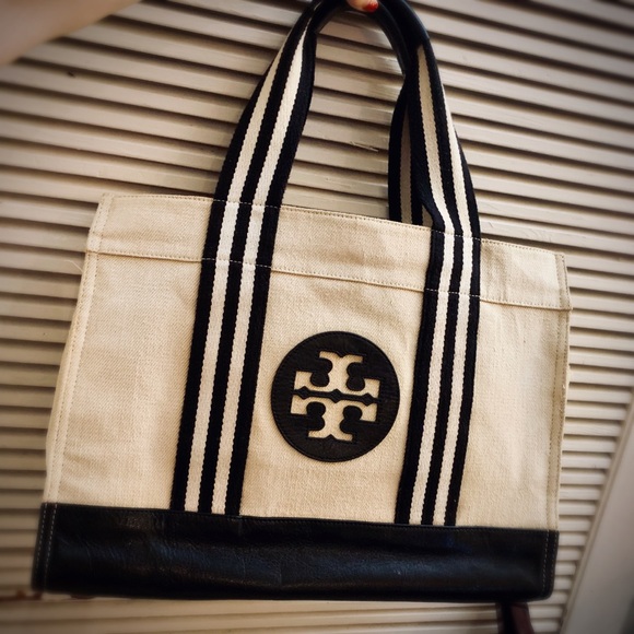TORY BURCH Limited Edition Canvas Tote Bag - Picture 1 of 8